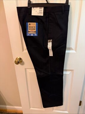 Haggar Black Classic Fit Chinos - Work to Weekend